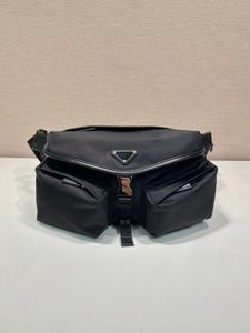 2024 novo pacote de cintura masculina high-end qualidade personalizada bolsa de ombro tecido de náilon saco de peito prático e delicado macio casual leve 2vh175