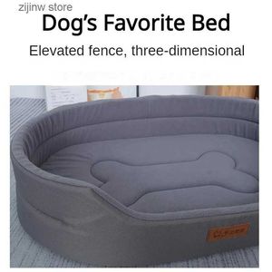 Canis Pens Big Bed Pet Sleep Bes Grande Acessórios para Cães Tapetes Impermeáveis ​​em Itens para Animais de Estimação Abastecem Casa de Cachorro Produtos Casa Jardim Y240322