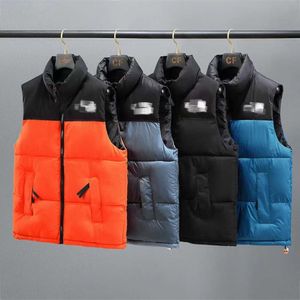 2024 Ultima versione Gilet da uomo Uomo Designer Donna Inverno Giù FACE Gilet Gilet Giacca da uomo Puffer Outdoor Warm Sleevele Feather Parka Outwear