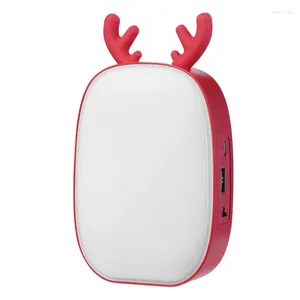 Night Lights Multifunctional Cute Deer LED Light Adjustable Brightness And Charging Small Table Lamp