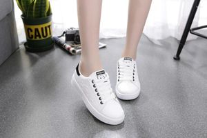 Wanderschuhe Wohnungen Tragbare Koreanische Weiß Für Frauen Stil Sport Alle Spiel Reise Sneaker Mädchen Leder Schuh