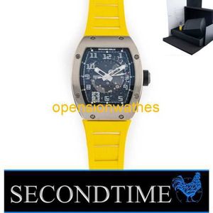 Швейцарские часы Richardmills Спортивные механические наручные часы Richardmills Rm05 005 Автоматические мужские часы Белое золото 18 карат со скелетонизированным циферблатом 7DHB