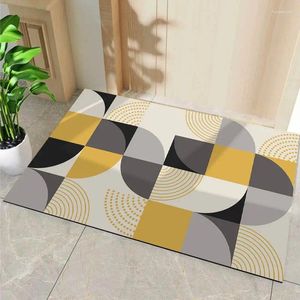 Carpets Luxury Entrance Indoor Doormat Welcome Outdoor Door Mat Absorbent Bath Floor Bathroom Carpet Anti-Slip Room Rugs