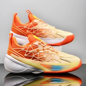 Shoes QQ858 High Quality Mens Basketball Sneakers Nonslip Gym Training Sports Shoes for Kids Wearable Cushion Basketball Shoes 2023