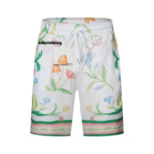 casa blanca t shirt xuan zhans oberoende spricka skiss casablanca tryck vit casual lös style sommar shorts