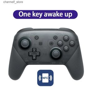 Gamecontroller Joysticks Wireless Gamepad Doppelte Vibration Ein Schlüssel zum Aufwachen Bluetooth-Controller mit NFC 6-Achsen-Gyro-Joystick für Nintendo Switch ProY240322