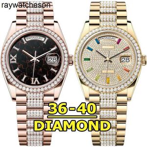 Rolaxs orologio svizzero orologi Designer da uomo di lusso da polso automatico con diamanti di alta qualità da 36 mm 40 mm movimenti macchinari 904L in acciaio inossidabile in acciaio inossidabile sapphi