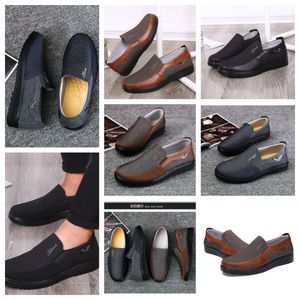 Casual Shoes GAI sneaker sport Cloth Shoe Men Singles Business Classic Top Shoes Soft Sole Slipper Flat Leathers Men Shoes Black comfort soft size 38-50