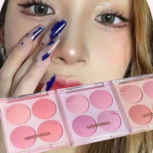 Summer Ice Ream Sweet Cute Rouge-Palette Natural Matte Rubor Girls Strawberry Milk Blush Contour Palette Korean Dupes Makeup 240322