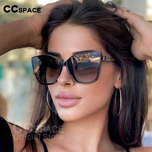 Sonnenbrille 46305 Retro-Sonnenbrille mit quadratischem Katzenauge, gestreift, für Herren, optische Mode-Computerbrille J240330