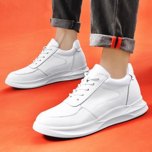 Spring New Mens Invisible Increase Sports Casual Tide Shoes Breathable Inner height Increase Dad Shoes Mens Shoes