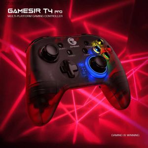 Controladores de jogo Joysticks GameSir T4 Pro Bluetooth Game Controller 2.4G Wireless Gamepad para Nintendo Switch Arcade MFi Games Android PhoneY240322