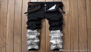 2020 Męskie męskie dżinsy motocyklowe Slim Fit Motorcycle Biker Dżins dla mężczyzn Designer Mody Hip Hop Mens dżinsy dobrej jakości 32629323