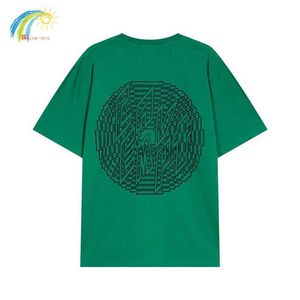 Women's T-Shirt Abstract graphic printing CAV EMPT C.E grass green round neck T-shirt mens retro wax printed CAVEMPT T-shirt with label 240322