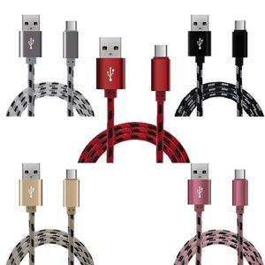 1m 2m 3m fast charging 2A cable V8 Micro USB Type C L Charger Cables tiger patterned checkered aluminum alloy data cable suitable for Apple Samsung Android