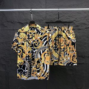 Elegante designer havaiano masculino camisa casual conjunto floral alfabeto 3d impresso verão praia resort camisa conjunto tamanho M-XXXL #011