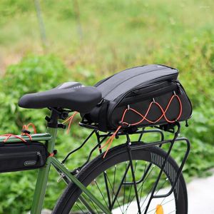 Borse portaoggetti Borsa per telaio del tubo anteriore Custodia per bici in nylon Custodia per telefono Borsa laterale per ciclismo di grande capacità Accessori di facile installazione