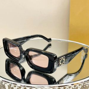 Loewf güneş gözlükleri tasarımcı erkekler tıknaz sayfa lw40101 el yapımı gözlükler metal logo lüks kaliteli güneş gözlüğü kadınlar moda tarzı orijinal kutu