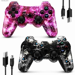 Kontrolery gier joysticks Gamepad Wireless Game kontroler podwójnego uderzenia 3 Bluetooth 4.0 Joystick na USB PC joyscy240322