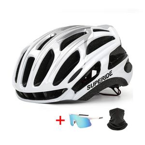 Superide Trail DH MTB Bike Helmet With Glasses Ultralight Mountain Bicycle Safety Men Women Road Riding Cycling 240312