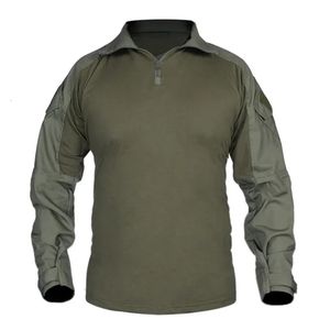 Men Gear Army Tirt Tirt Swat Soldiers Military Tshirt Tshirt Long Cp Comouflage قمصان Paintball 3XL 240312