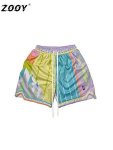 Men's Shorts ZOOY (L-9XL) Mens Basketball Cartoon Printed Sports Lottery Shorts J240322