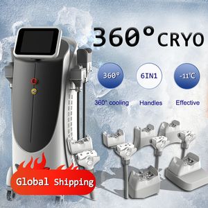 360 Cryo Body Selming Sistema grasso congelamento per perdita di peso Criolipolisi Macchina riduzione della cellulite Rimozione del mento doppio