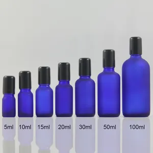 Storage Bottles Empty Portable 20 Ml Roll On Deodorant Packaging Essential Oil Bottle Roller With Glass And Stainless Steel Ball