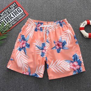 Erkek Şort Moda Mens Beach Pants Mens Board Shorts Mayo Yüksek kaliteli sörf şort yaz Koşu Nefes Alabilir Örgü Astar J240322