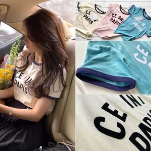 2024 Designer Clothes Women CEL T Shirt Casual Summer Man Womens Trend Tees Letters Letter Print Classic Short Sleeves Tshirt Top Men Hip Hop Quality Clothes 94