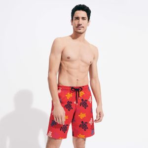 Vilebre Men's Shorts Bermuda Pantaloncini Boardshorts Mężczyźni Swim Shorty Tortue MultiColores Prownki męskie Berfwear surfwear