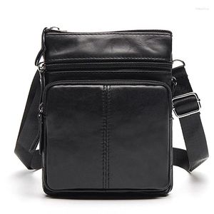 Tasche Norbinus Messenger männer Schulter Echtes Leder Klappe Kleine Männliche Mann Umhängetaschen Für Männer Natürliche Telefon Beutel