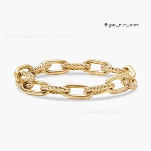 DY DESGINER DAVID YURMA JACHELETS SMYCKE ABRETE Simple and Elegant Popular Woven Twisted Rope Ring David Armband High Quality Fashion Luxury Wedding Present 274