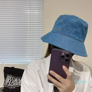 Wide Brim Bucket Hats Designer Bucket Hats For Womens And Mens Classics Denim Solid Four Seasen Unisex Fashion Casual Luxury Hats