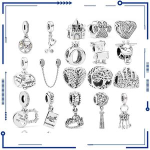 925 argento nuovo autentico popolare girandola volpe corona ciondolo perline adatto per fascino originale braccialetti d'argento gioielli da donna accessori di moda spedizione gratuita