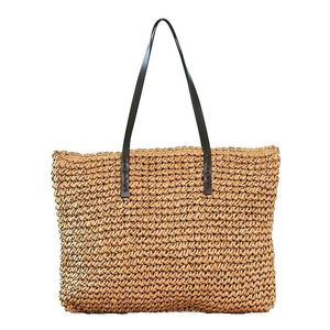 Evening Bags Straw Bag Large Capacity Jumbo Shoulder For Women Beach Casual Handbags 2024 Sac De Plage A3