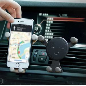 Cell Phone Mounts Holders Car Phone Holder For Phone In Car Air Vent Mount Stand No Magnetic Mobile Phone Holder Universal Gravity Smartphone Cell Support 240322