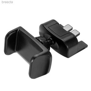 Suportes de montagem de telefone celular Suporte universal para carro de celular Suporte de ventilação de ar Clipe de slot de CD para suporte de telefone celular Suporte de montagem ABS Acessórios interiores 240322