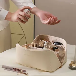 Worki do przechowywania organizator żeński toaletia kobiet w torbie kosmetycznej o dużej pojemności luksusowa torebka obudowa o dużej pojemności