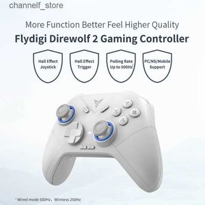 Game Controllers Joysticks Flydigi Direwolf 2 Gaming Controller Support PC/NINTENDO SWITCH Wireless Version Gamepad for Android/iOS PhoneY240322