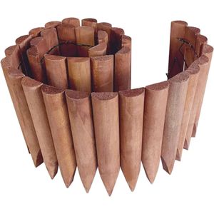 Recinzione per alberi con bordo decorativo corto flessibile per esterni in paesaggio con bordi in legno - Manutenzione del giardino primaverile