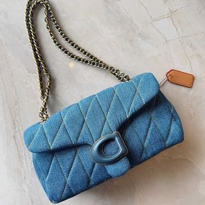 Yeni stil denim çanta çanta yastık tablo omuz çantası kadın tasarımcı çantaları 10a yüksek kaliteli çantalar klasik flep cbag hobo crossbody cüzdan