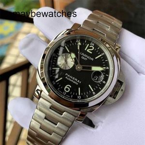 Panerai Luminors vs Factory Top Quality Automatic Watch s.900 Automatisk Watch Top Clone för Sapphire Mirror Size First Layer Cowhide med original PIN -kod