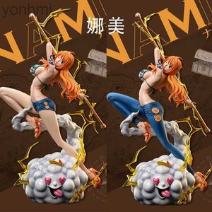 Action Figure Toy 32 cm ONE PIECE Figure Anime Nami Figura Sexy Beauty Girl Action Figure Statua Ornamento Modelli in PVC Collezione di bambole Regalo Giocattoli 240322