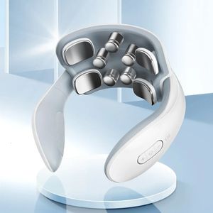 Strumento di massaggio intelligente per il collo Spalla portatile Vertebra cervicale Assistenza sanitaria Vibratore Riscaldamento Alleviare il dolore muscolare 240314