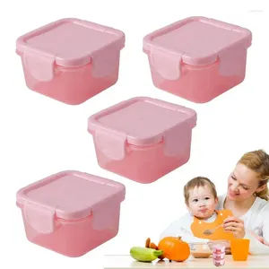 Servis 60 ml Small Containers Portable Kitchen Microwave Safe Mini Leak Proof Sealed Crisper Box Hushållen Accessoreis