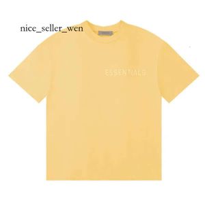 Essentialsweatshirts TシャツWX7KメンズアンドレディースファッションTシャツハイストリートブランドESS短袖コレクションルックカップルスター259 438