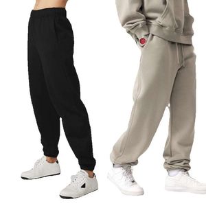 Yoga Sweatpants Drawstring Relaxed-fit Lantern Pants for Unisex Studio-to-street Weekend Jogger Sportswear Trousers in Sier Color