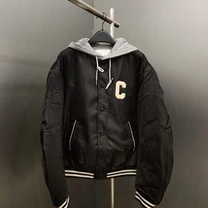 Designer Correct version of C family 24FW trend casual loose fit baseball jacket style long sleeved cotton jacket OZ5X