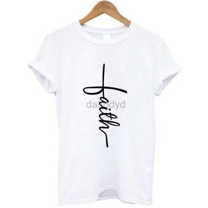 Women's T-Shirt Womens T-shirt summer short sleeved Jesus T-shirt Christian cross print street clothing womens graphic summer womens clothing 240322